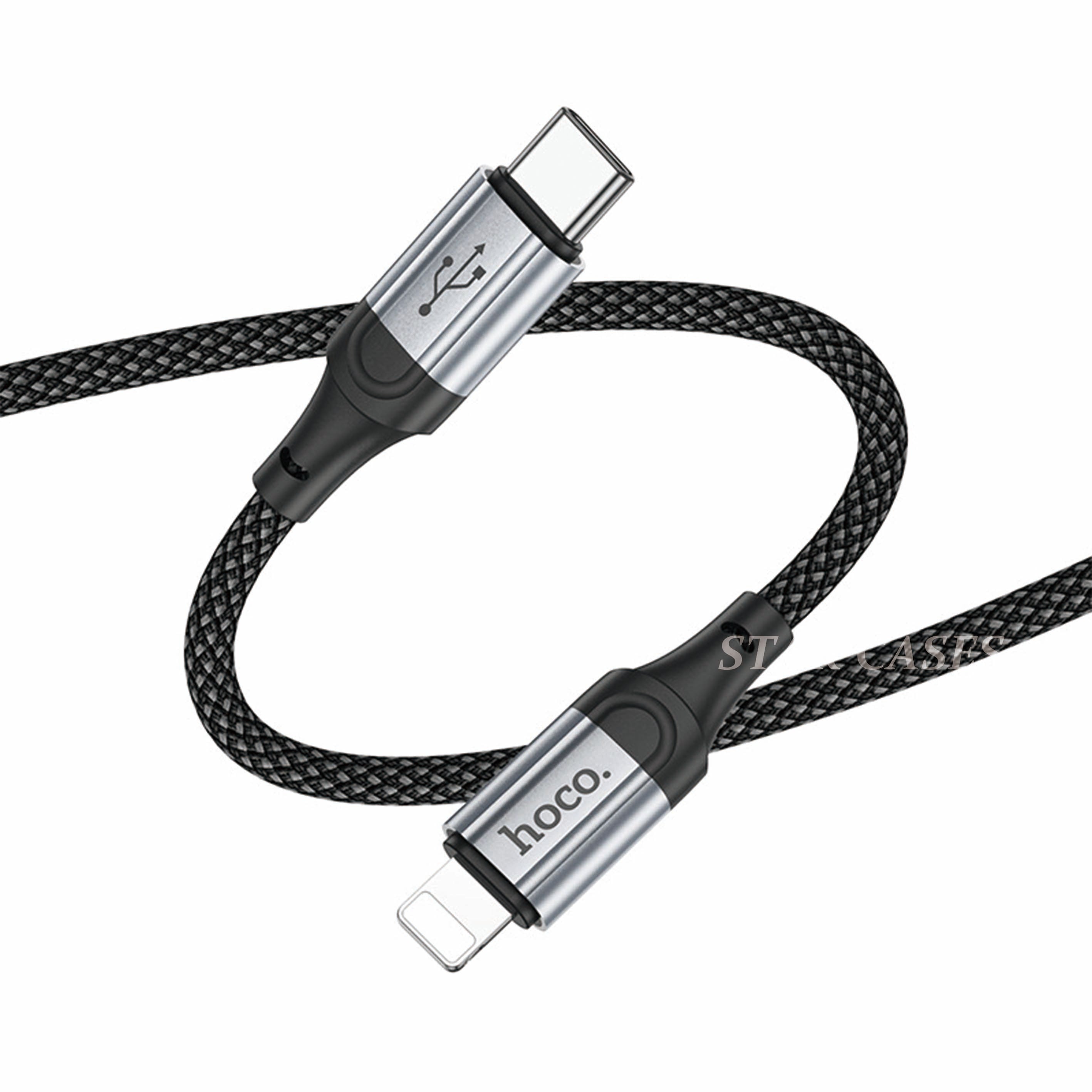 Hoco x102 USB C to Lighting 1 Metre Fast Charging Cable Hoco x102 USB C to Lighting 1 Metre Fast Charging Cable